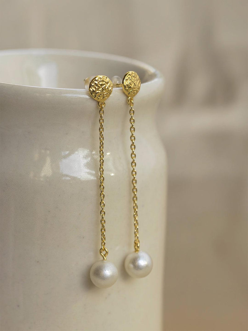 Pearl Drop Earrings - Insia